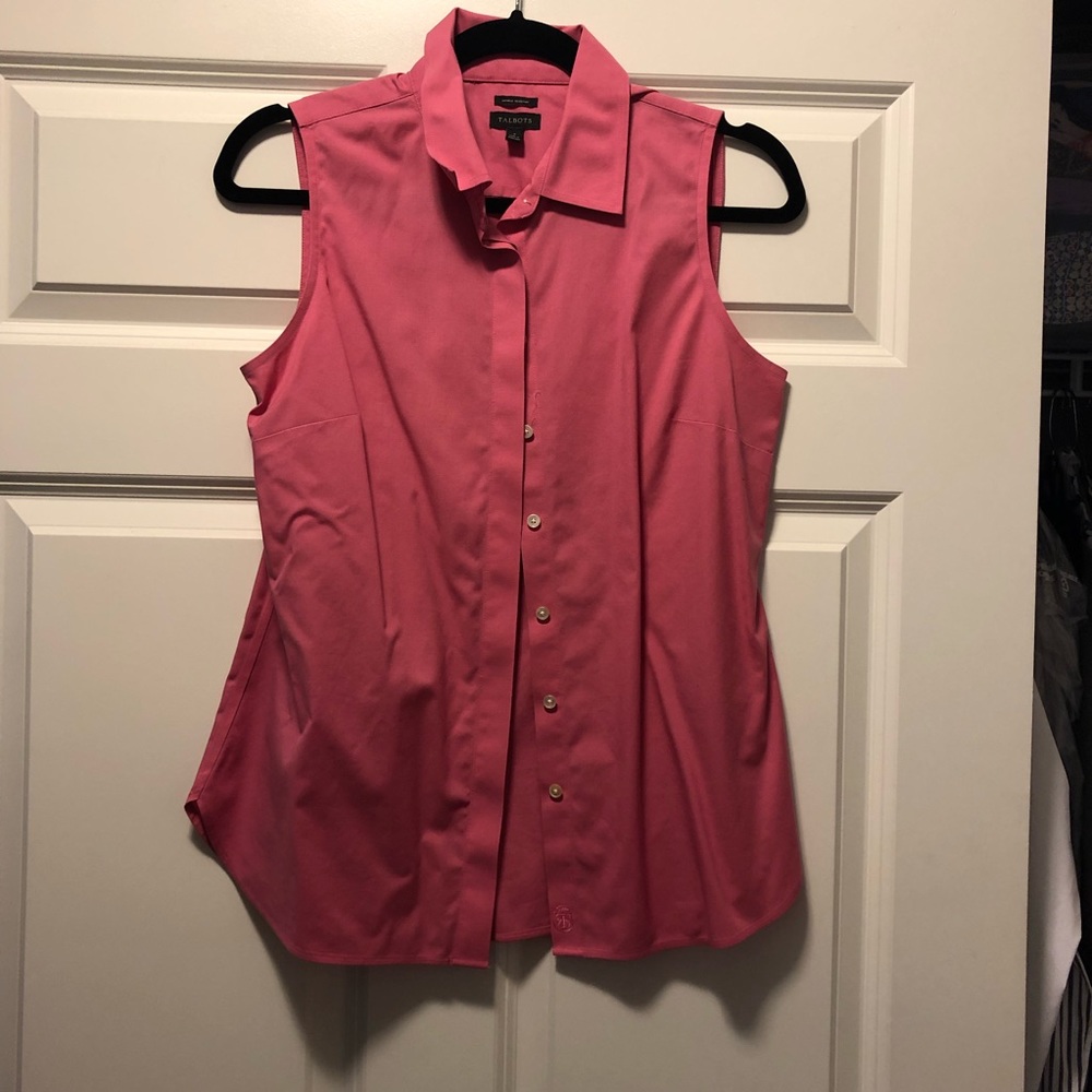 Talbots sleeveless blouse